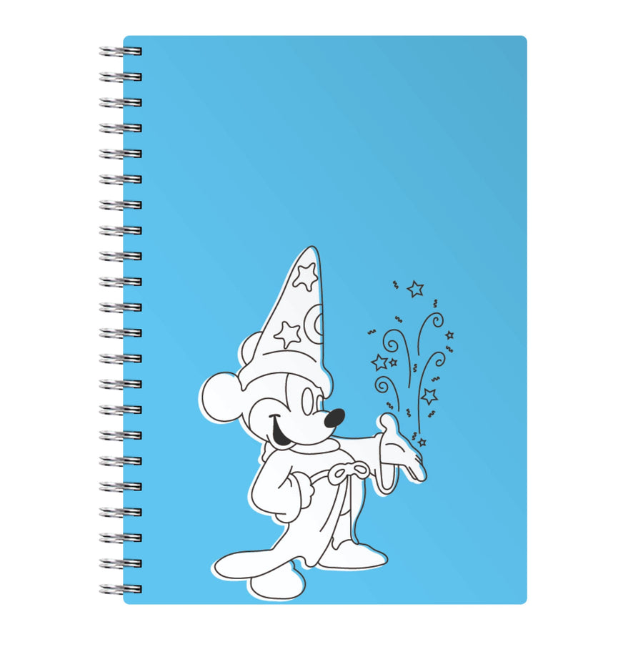 Wizard Mickey Blue Notebook