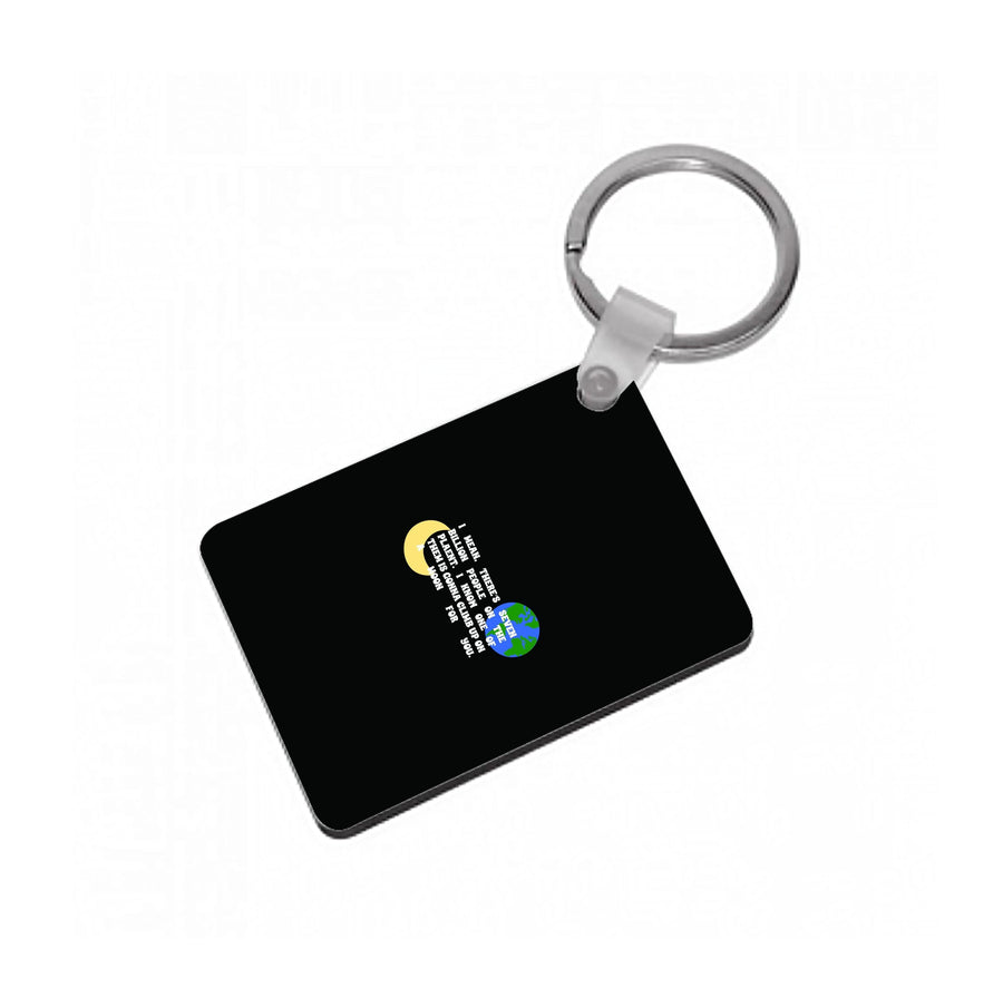 Climb Up On A Moon For You - Sex Education Keyring