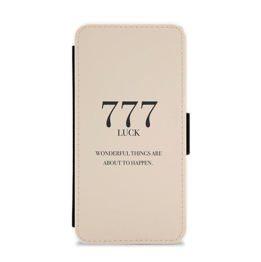 777 - Angel Numbers Flip / Wallet Phone Case