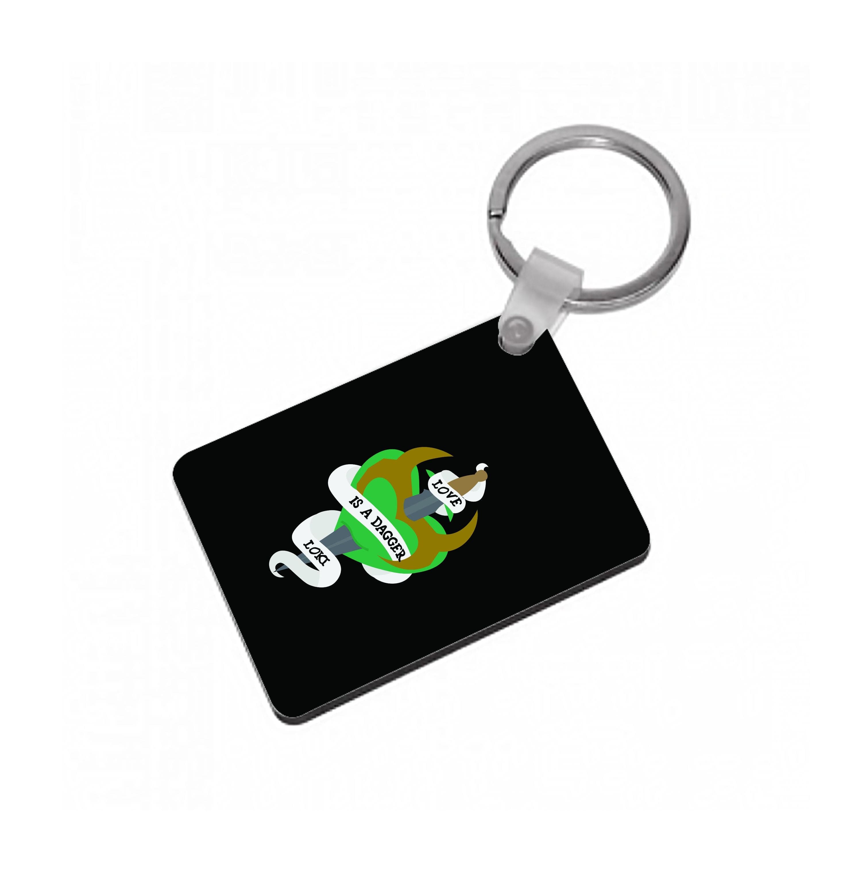 Love Is A Dagger Keyring