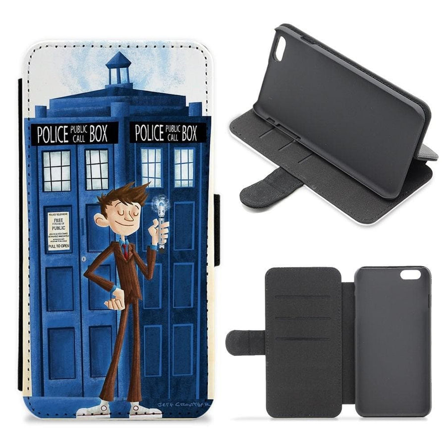 The Tenth Doctor - Doctor Who Flip / Wallet Phone Case - Fun Cases