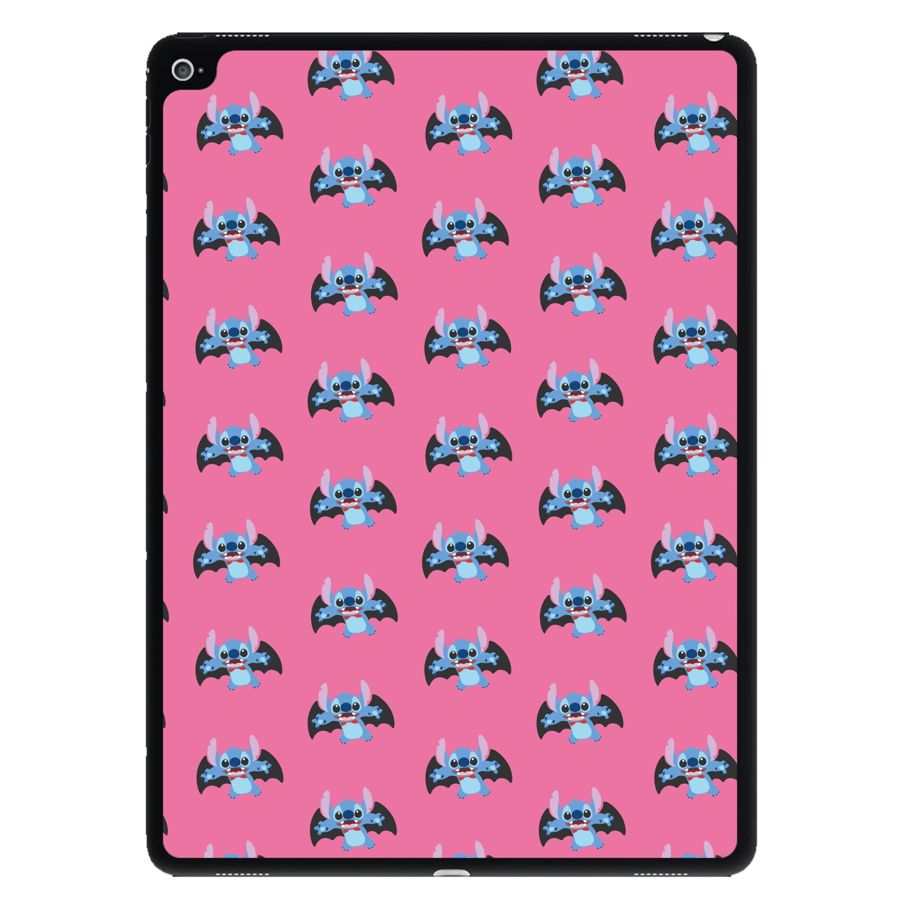 Vampire Alien Blue Pattern Halloween iPad Case