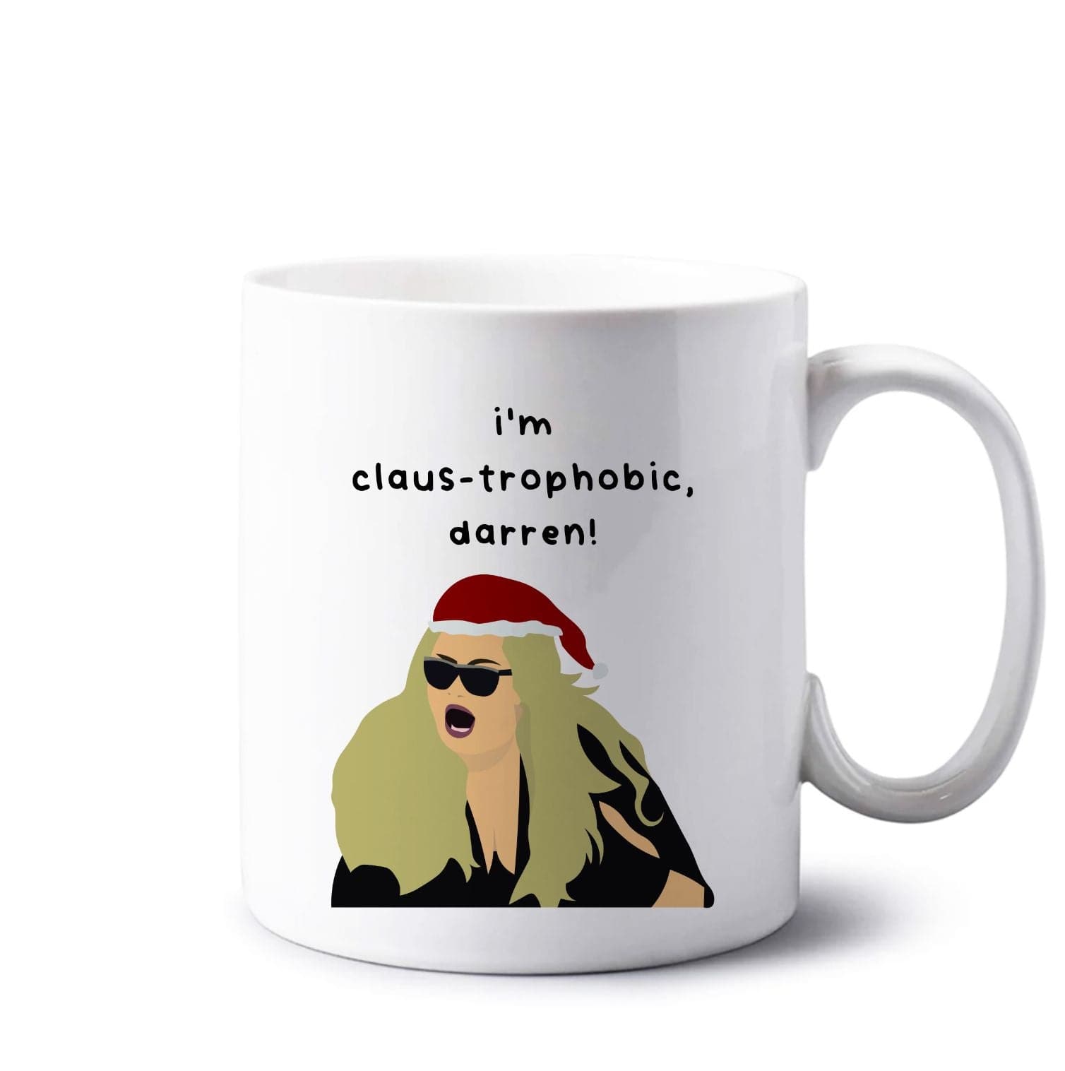 I'm Claus-trophobic Darren - Christmas Mug