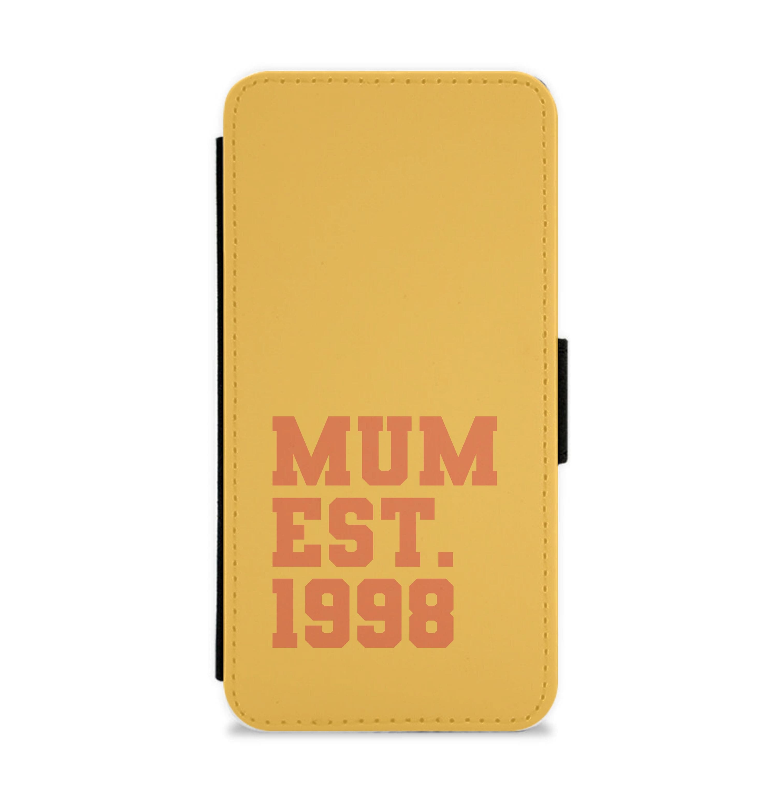 Mum Est - Personalised Mother's Day Flip / Wallet Phone Case