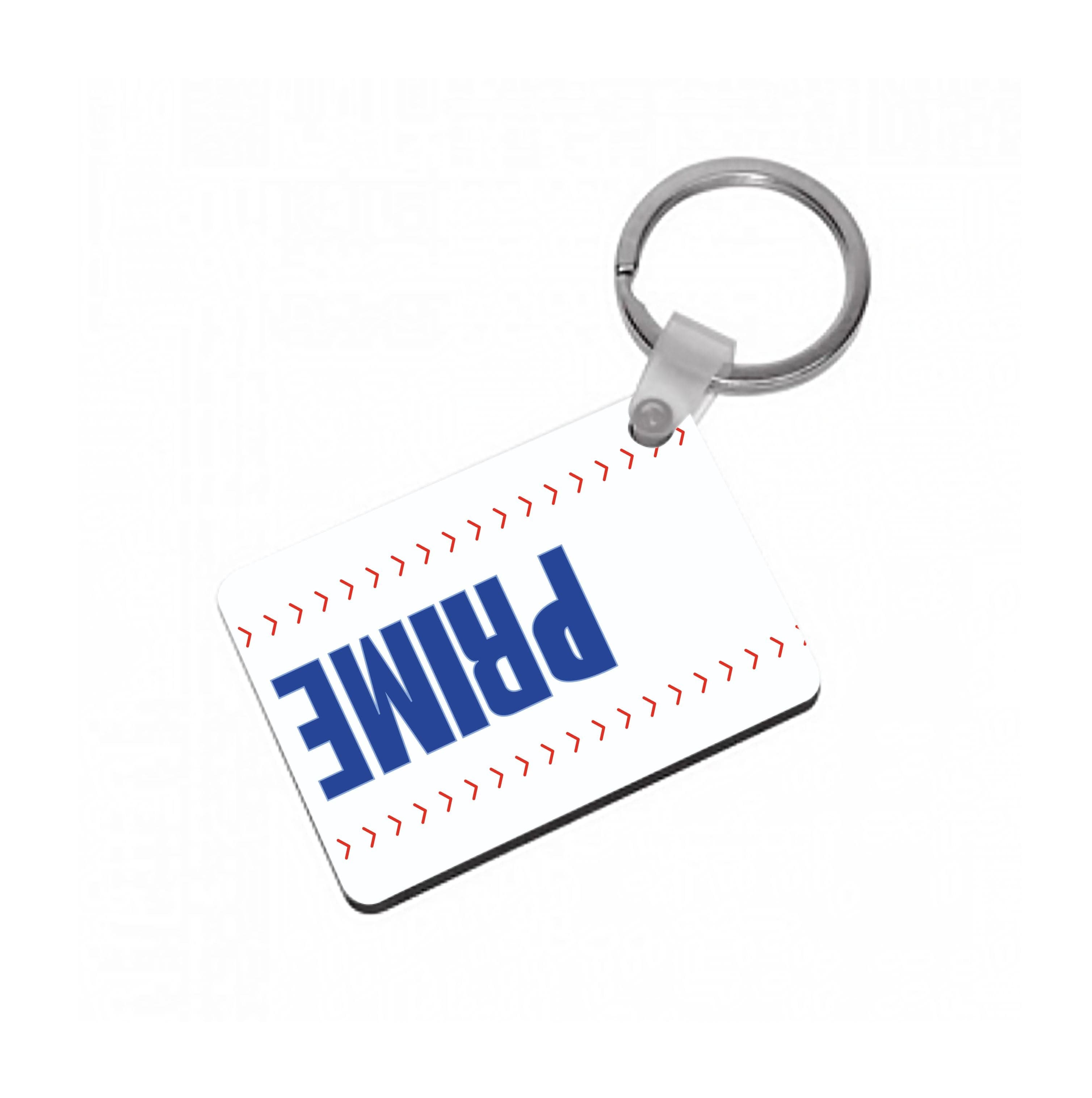 Prime - Baseball Pattern Keyring