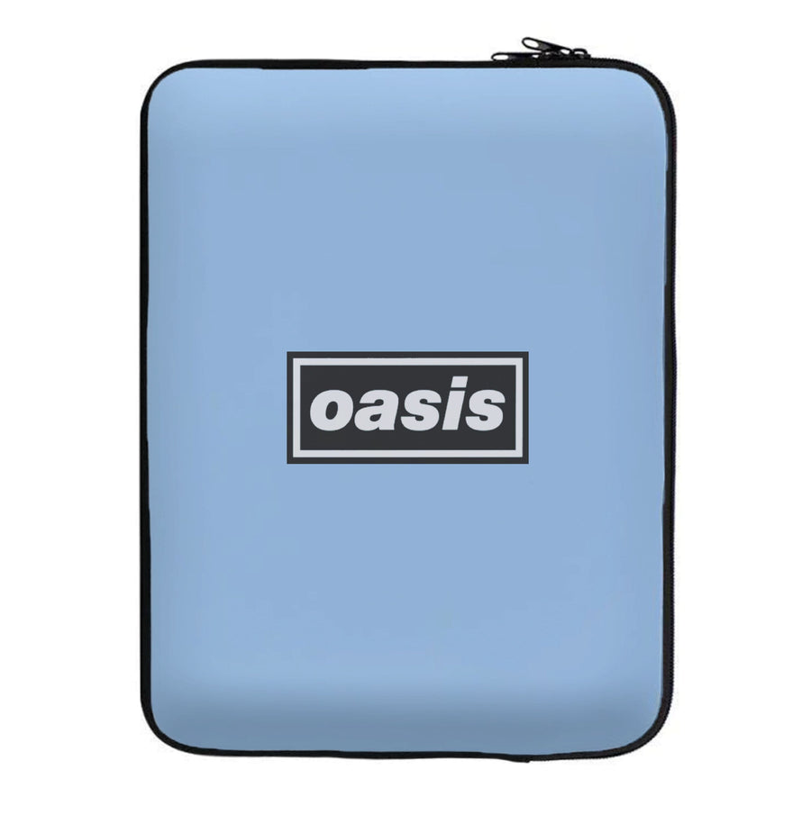 Band Name Blue - Oasis Laptop Sleeve