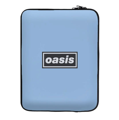 Band Name Blue Laptop Sleeve