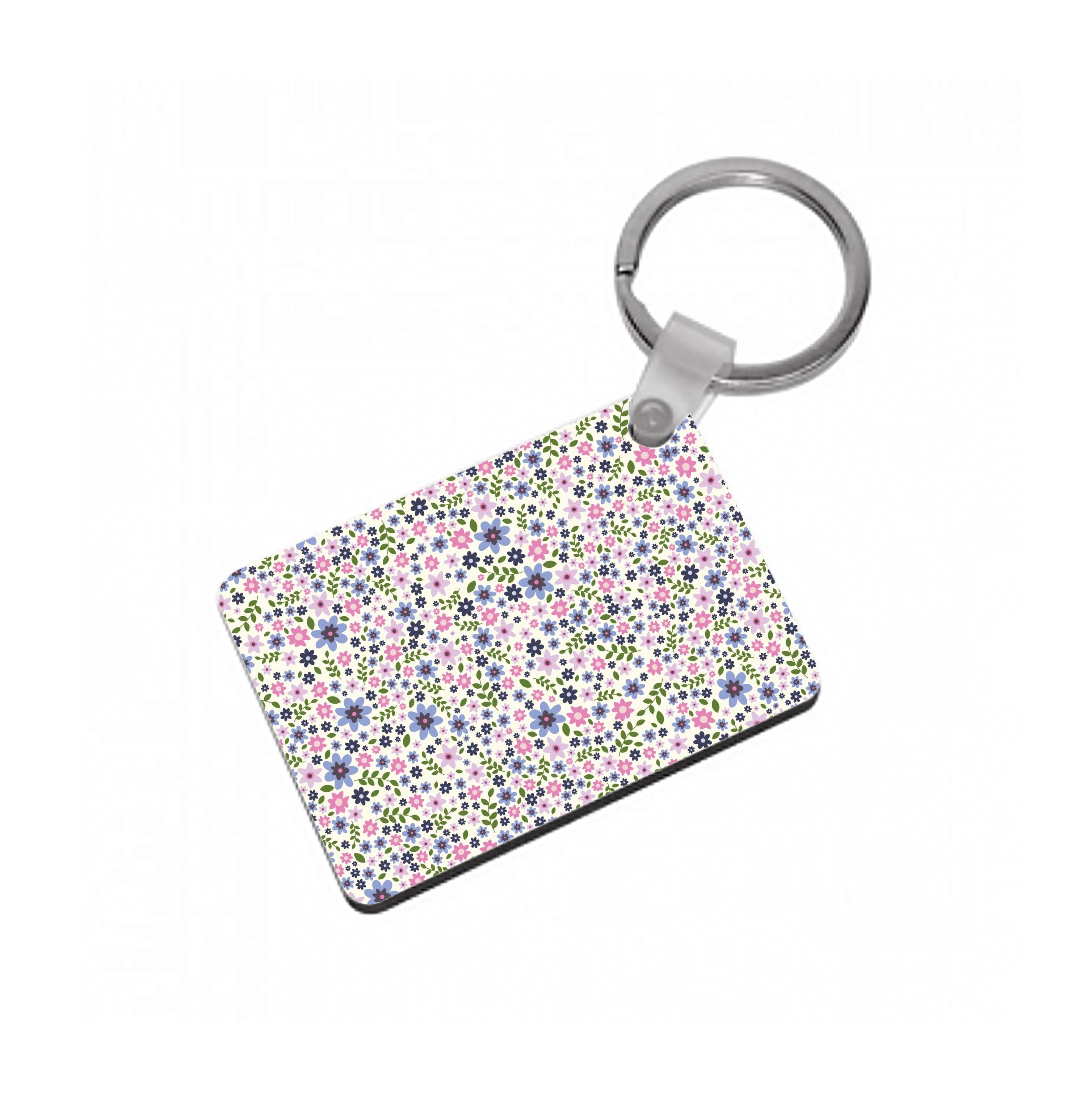 Floral Pattern - Floral Keyring