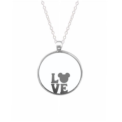 Mouse Love Valentine's Necklace