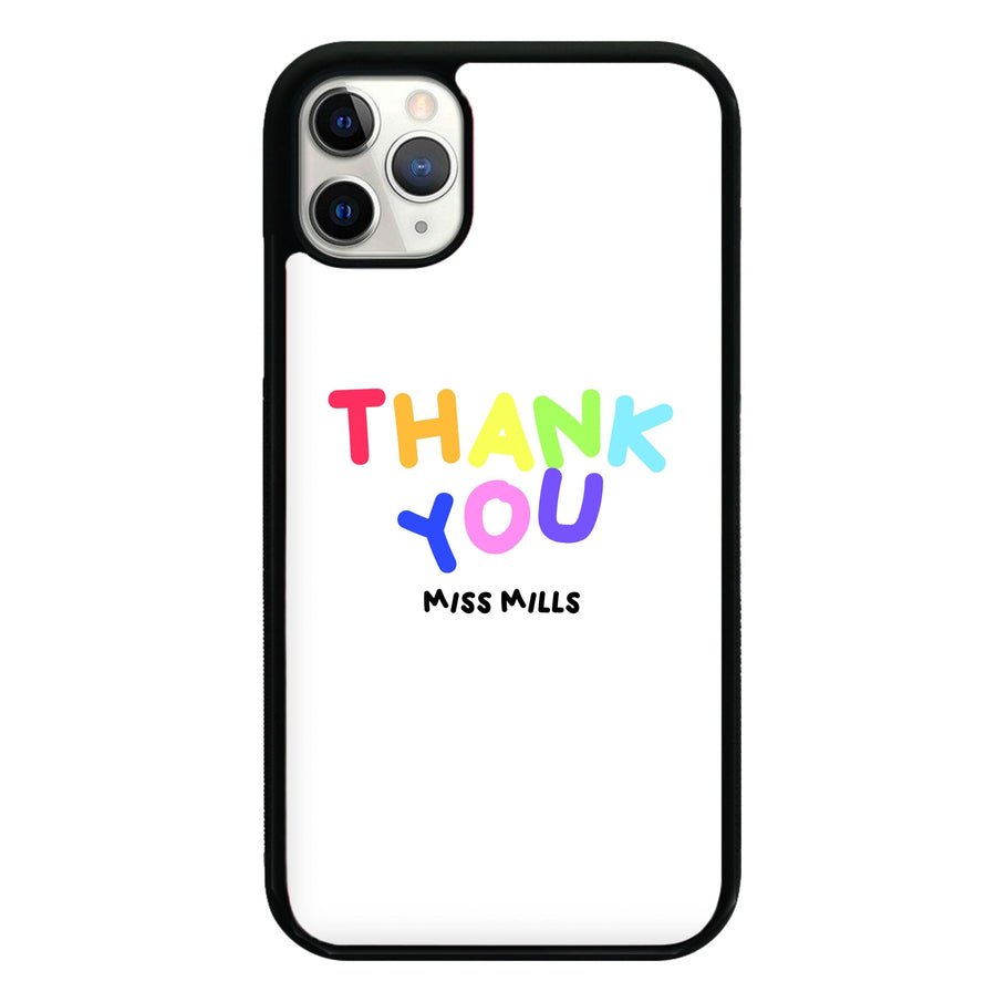Thank You - Personalised Teachers Gift Phone Case