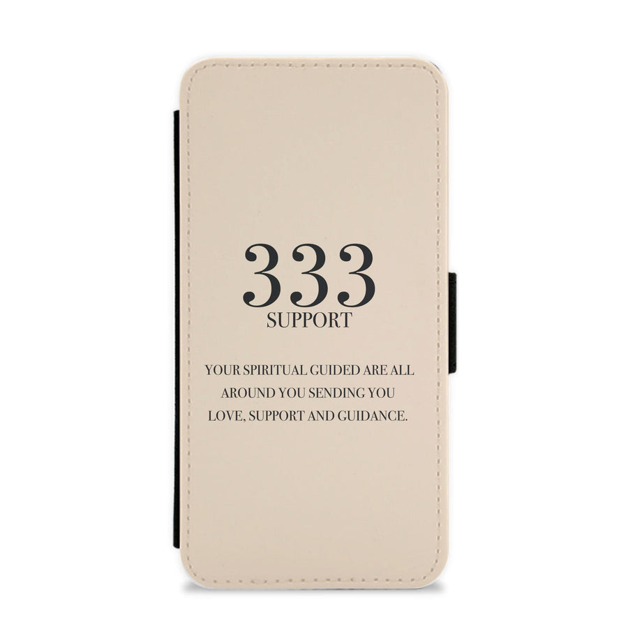 333 - Angel Numbers Flip / Wallet Phone Case