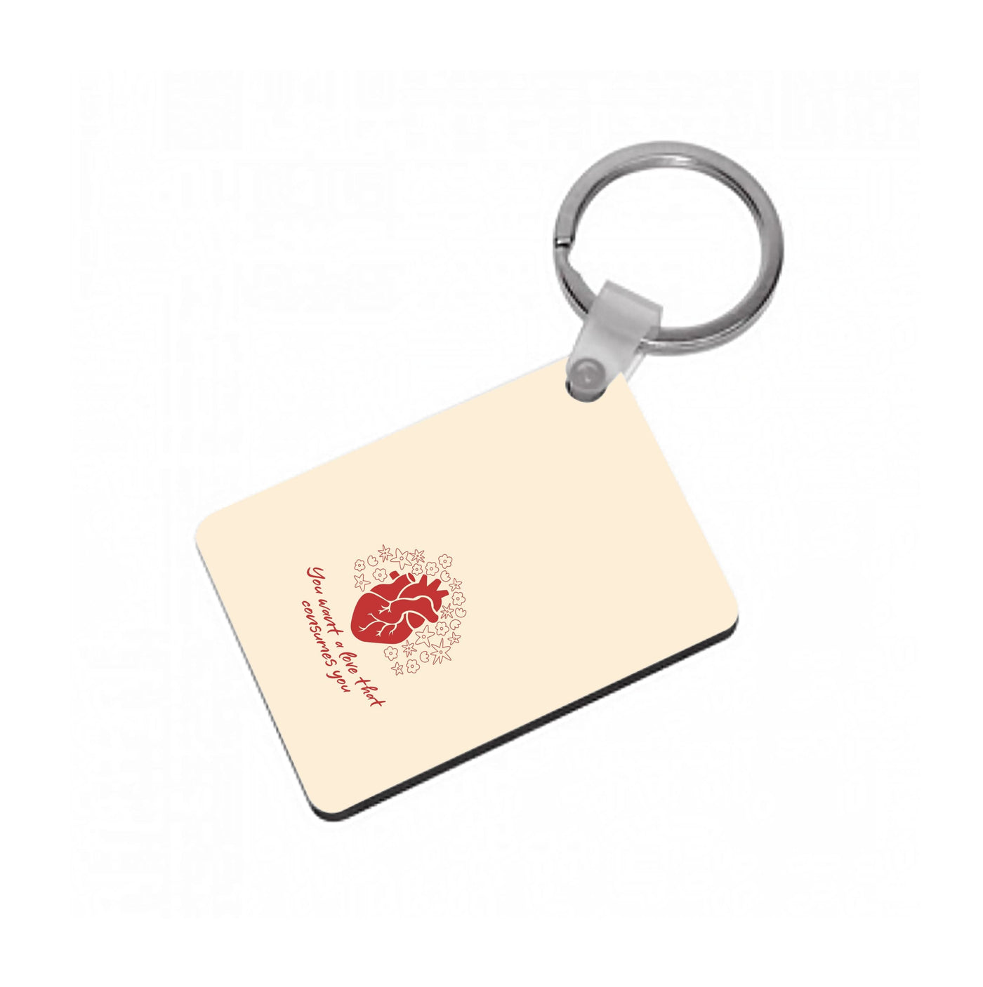 You Want A Love That Consumes You - Vampire Diaries Keyring