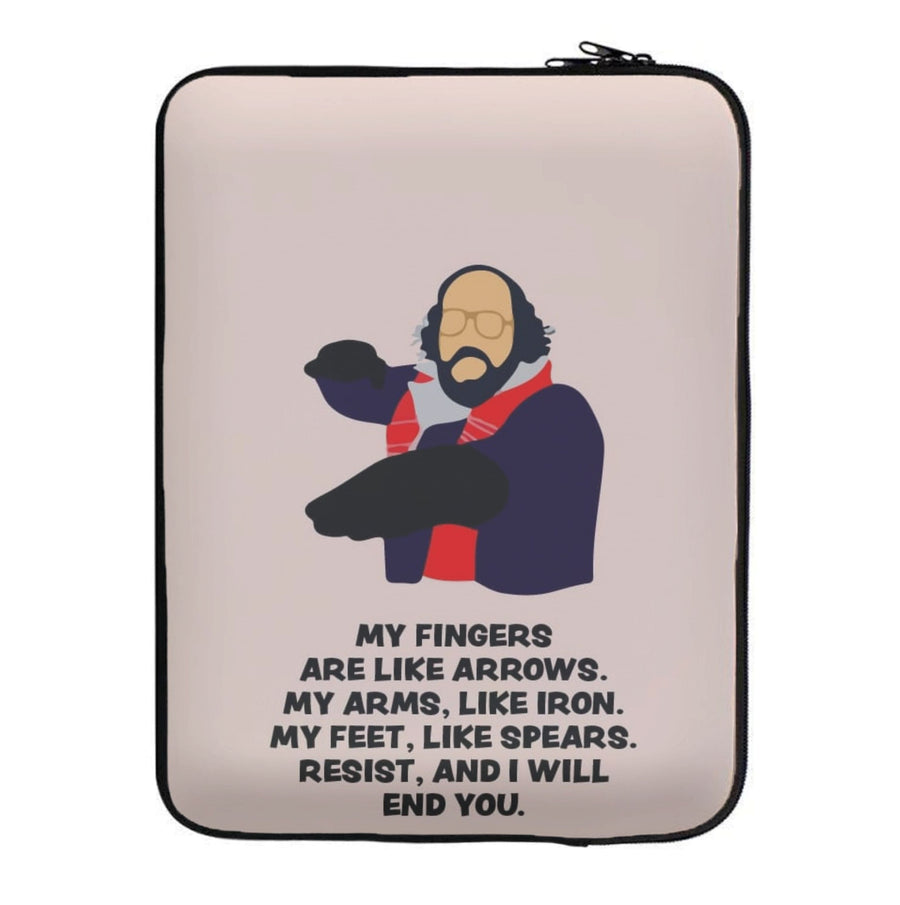 Murray Quote - Stranger Things Laptop Sleeve