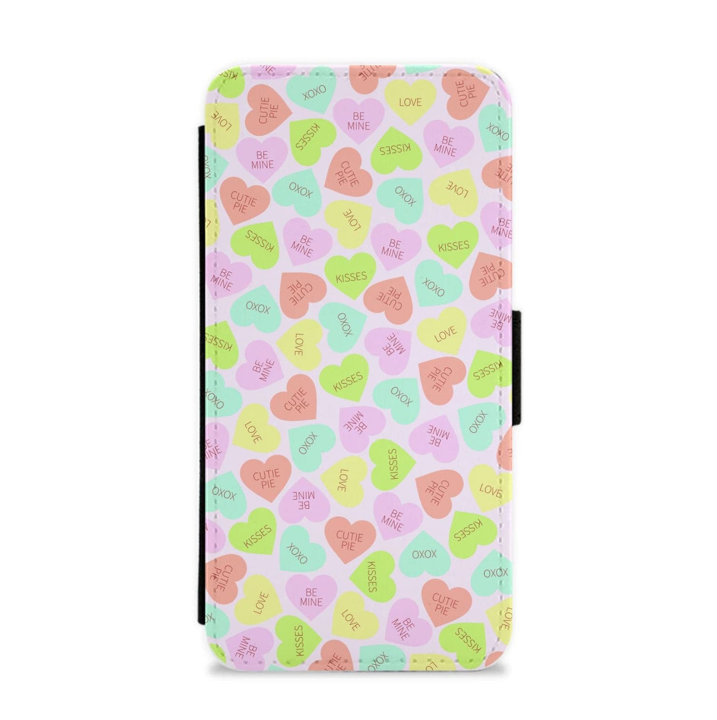 Love Hearts- Valentine's Day Flip / Wallet Phone Case