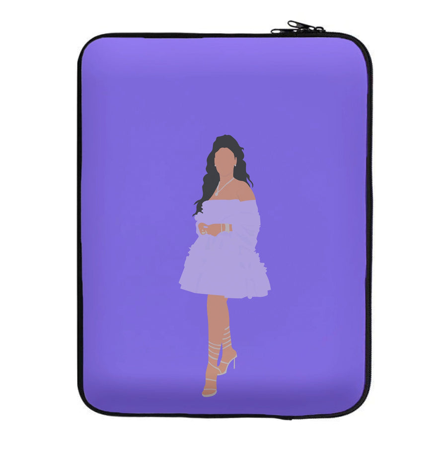 Purple Dress - Rihanna Laptop Sleeve