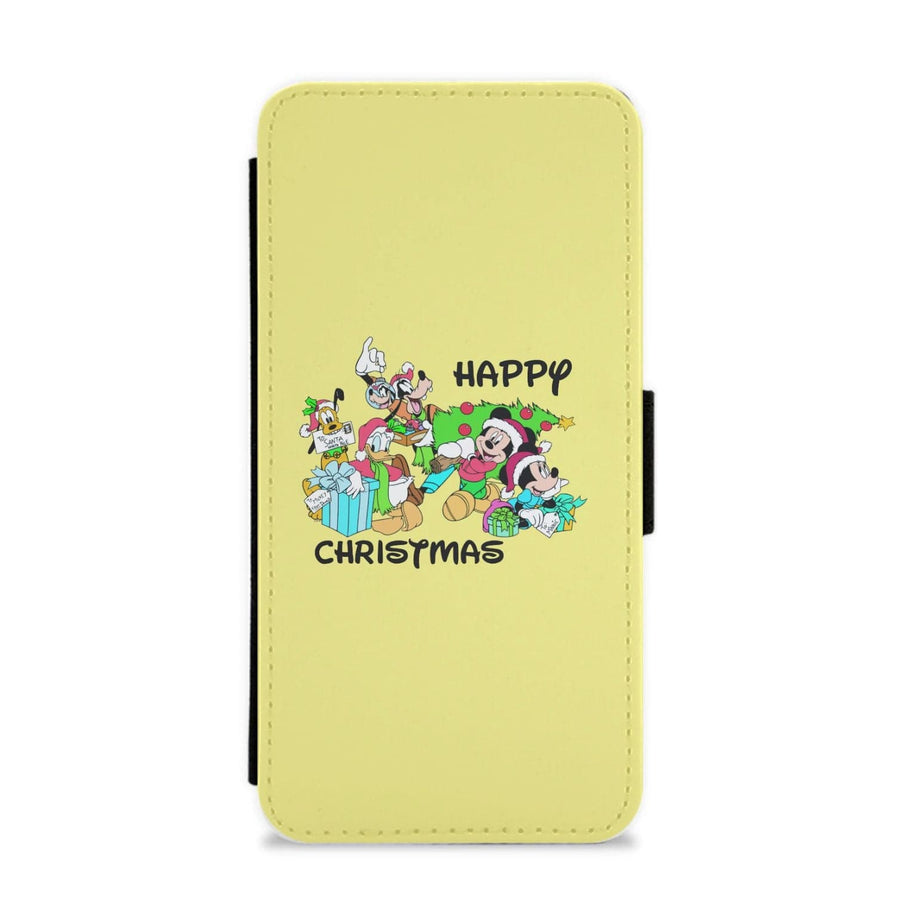 Disney Happy Christmas Flip / Wallet Phone Case
