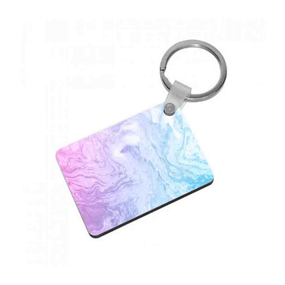 Purple Marble Keyring - Fun Cases