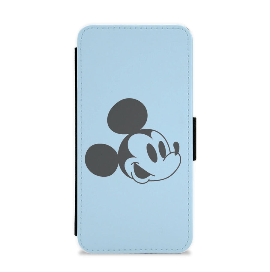 Blue Mickey Flip / Wallet Phone Case