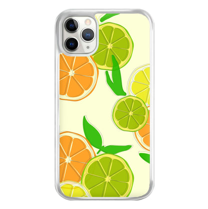 Oranges, Leomns And Limes - Fruit Patterns Phone Case