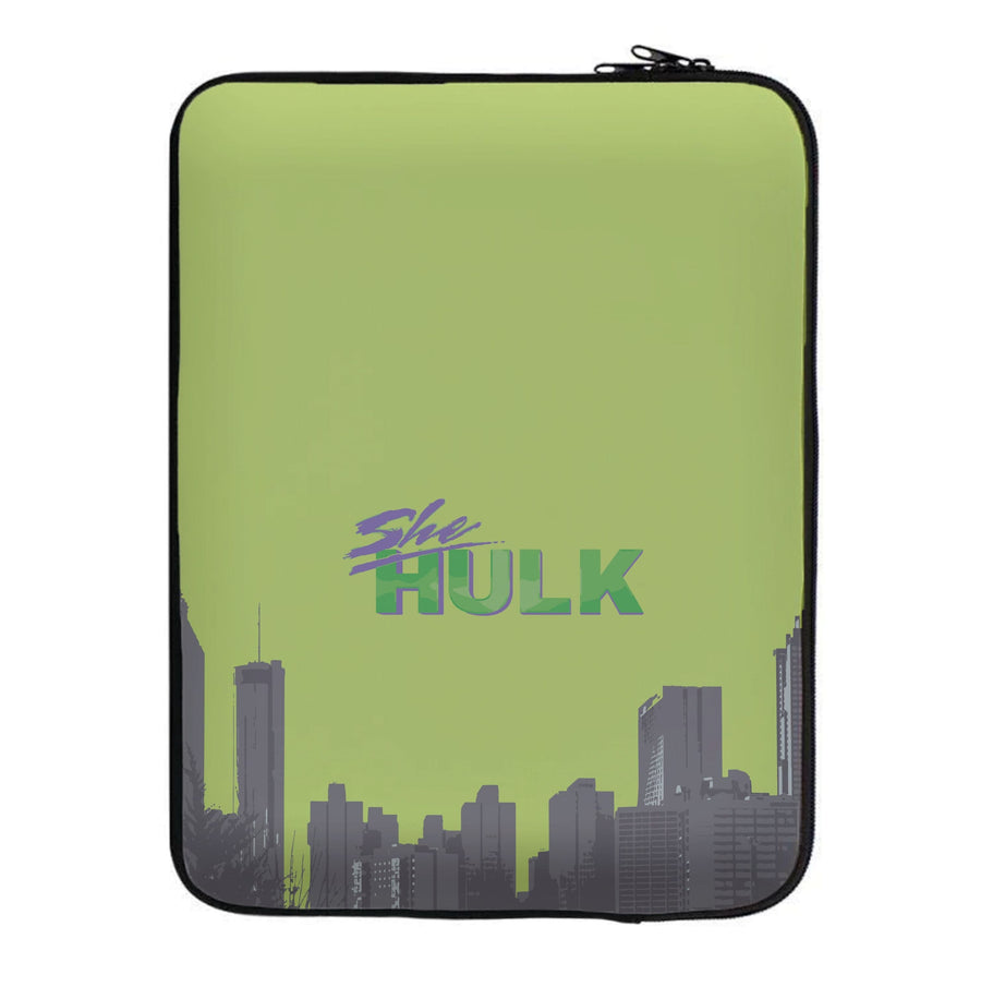 City - She Hulk Laptop Sleeve