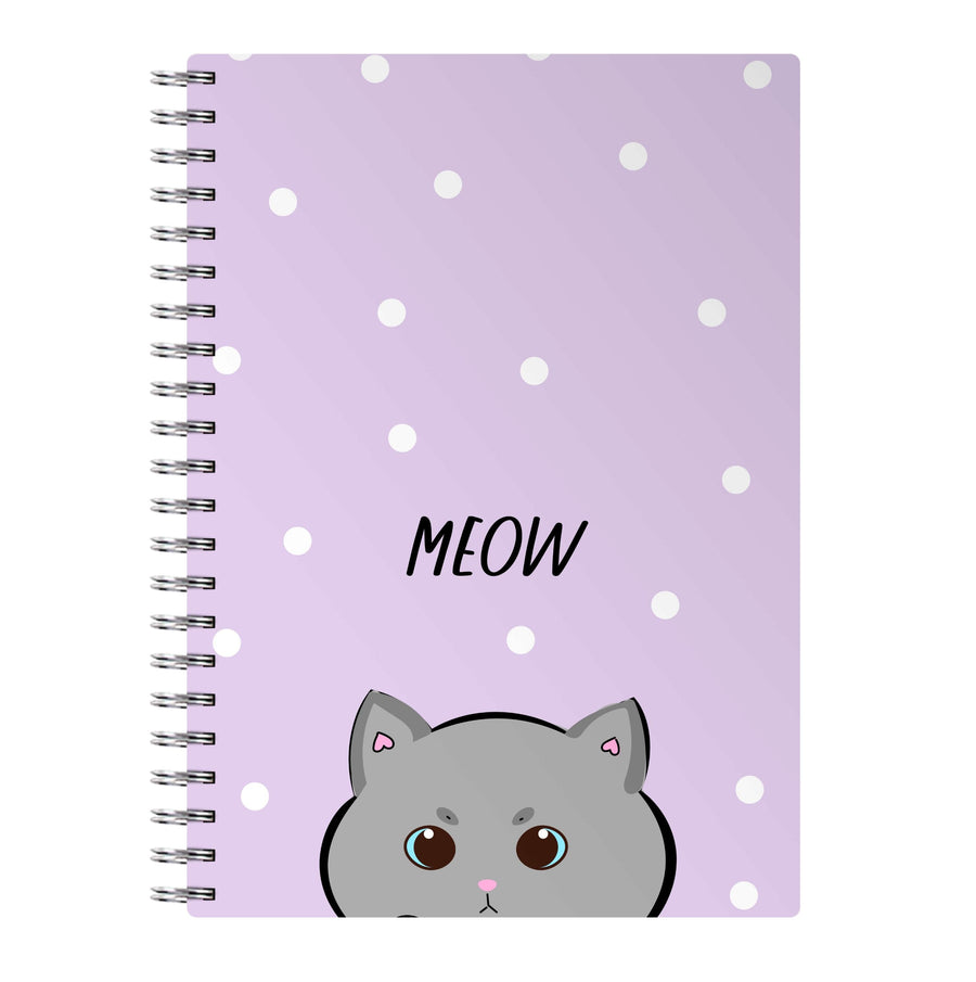 Grey Kitty - Cats Notebook