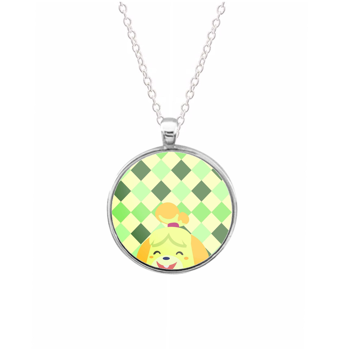 Isabelle checkers - Animal Crossing Necklace