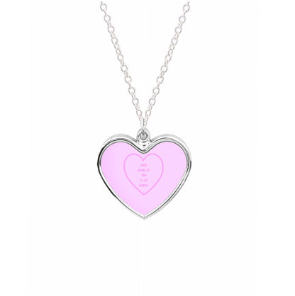 Nick , Charlie , Tao , Elle , Darcy - Heart TV Necklace