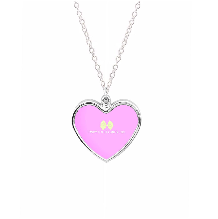 Every Girl Is A Super Girl - JoJo Siwa Necklace