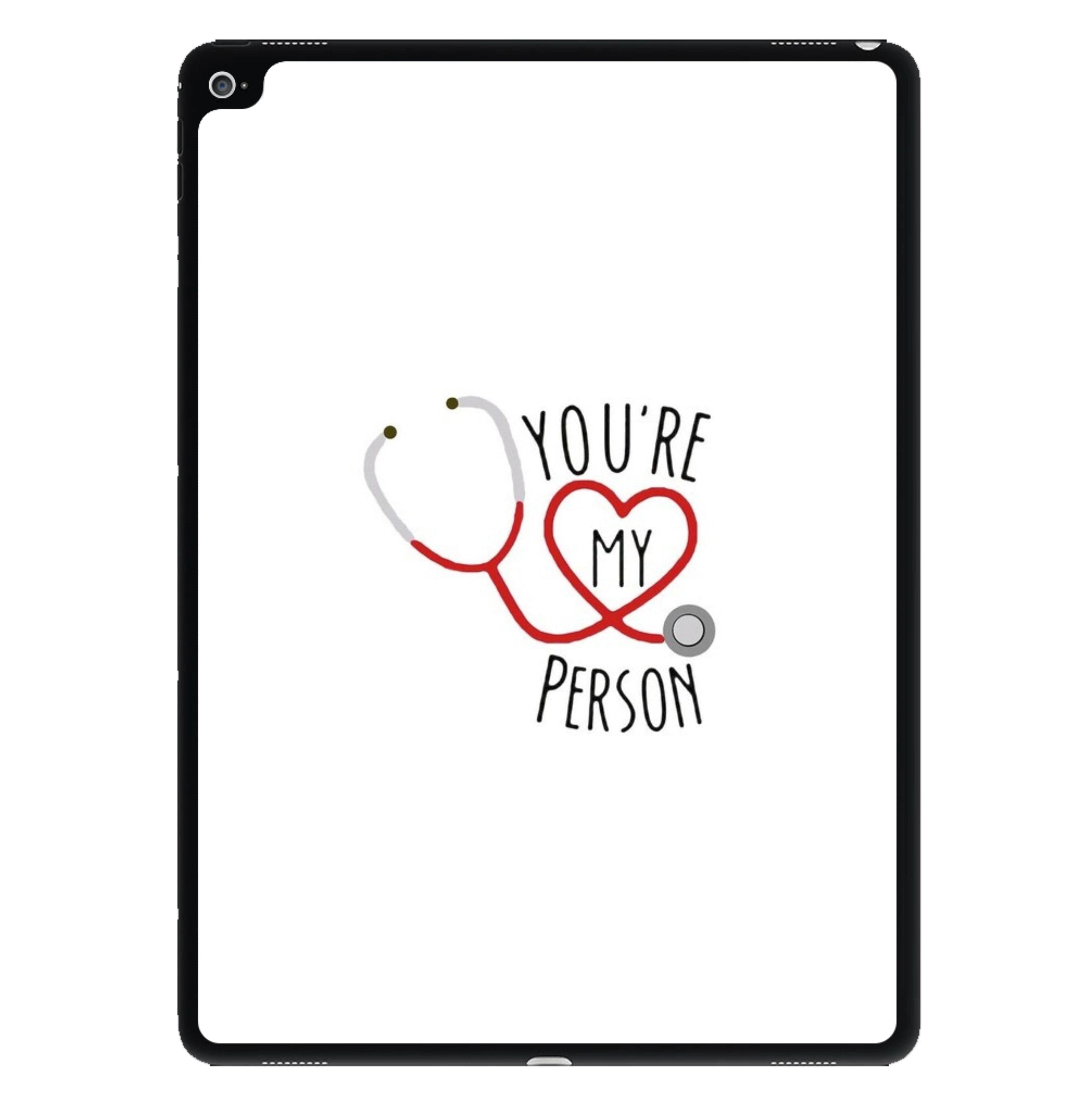 You're My Person - Grey's iPad Case