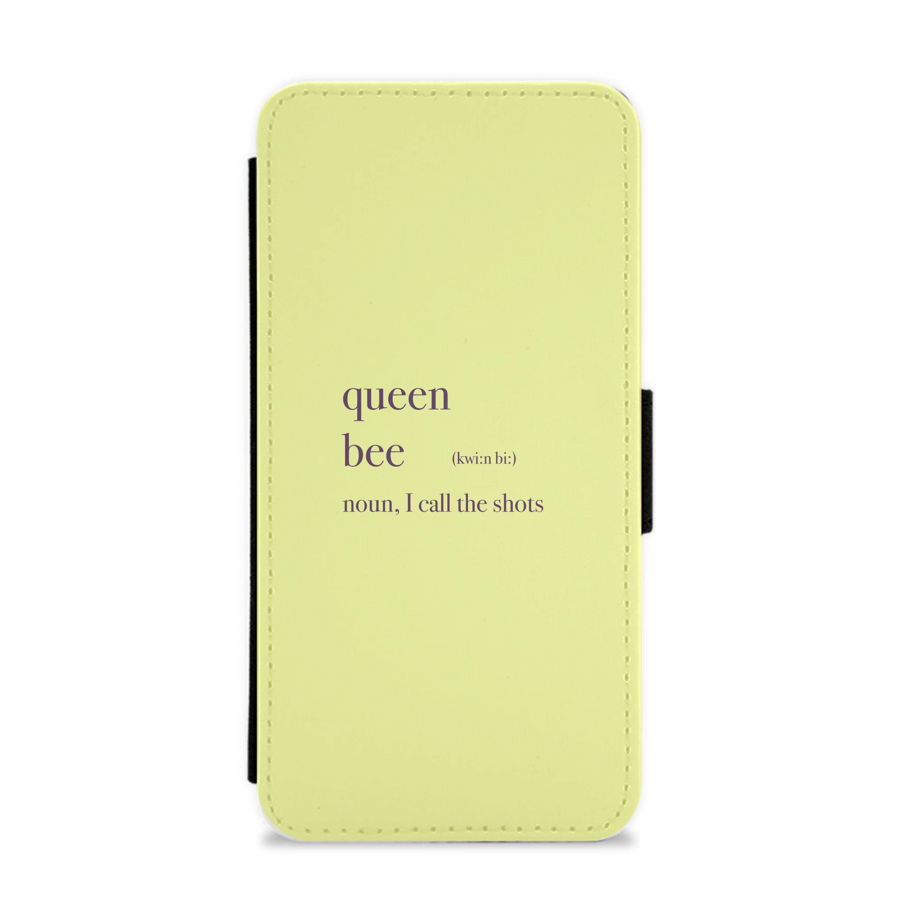 Queen Bee Definition - Queen B Flip / Wallet Phone Case