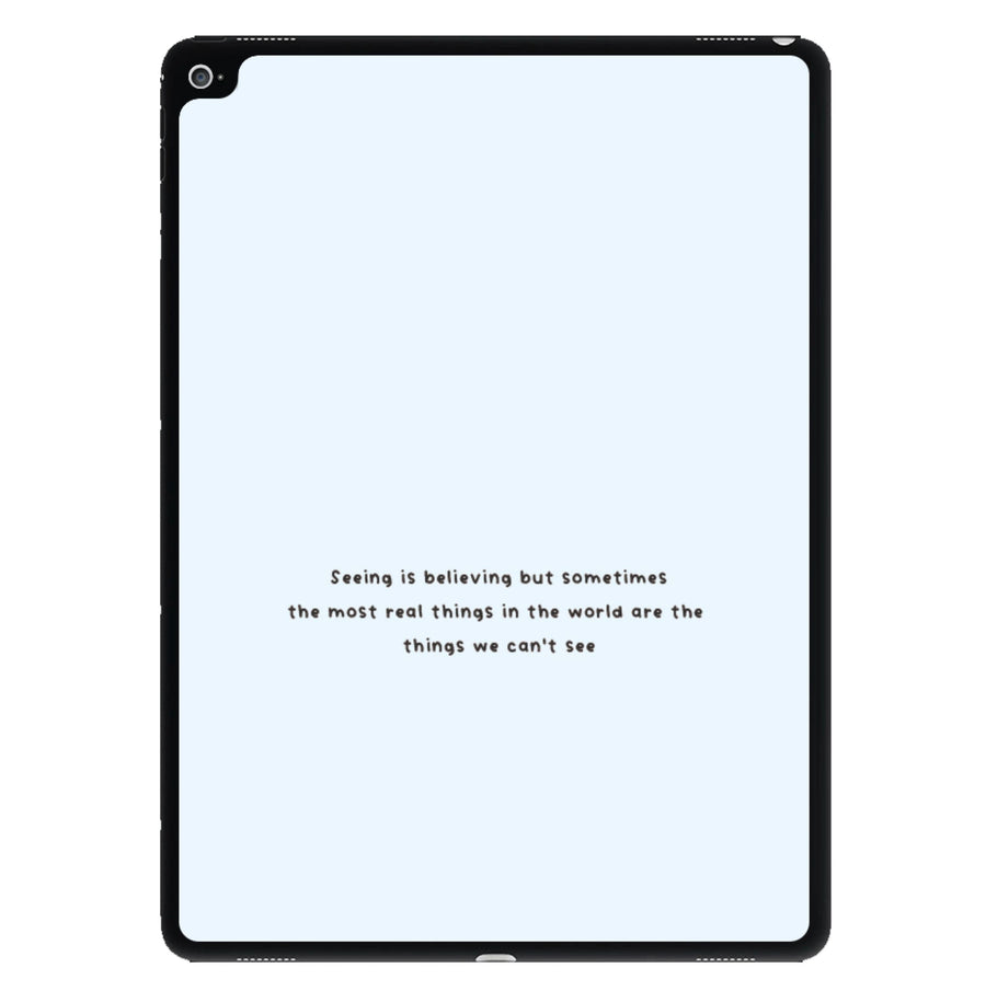 Seeing Is Believing - Polar Express iPad Case