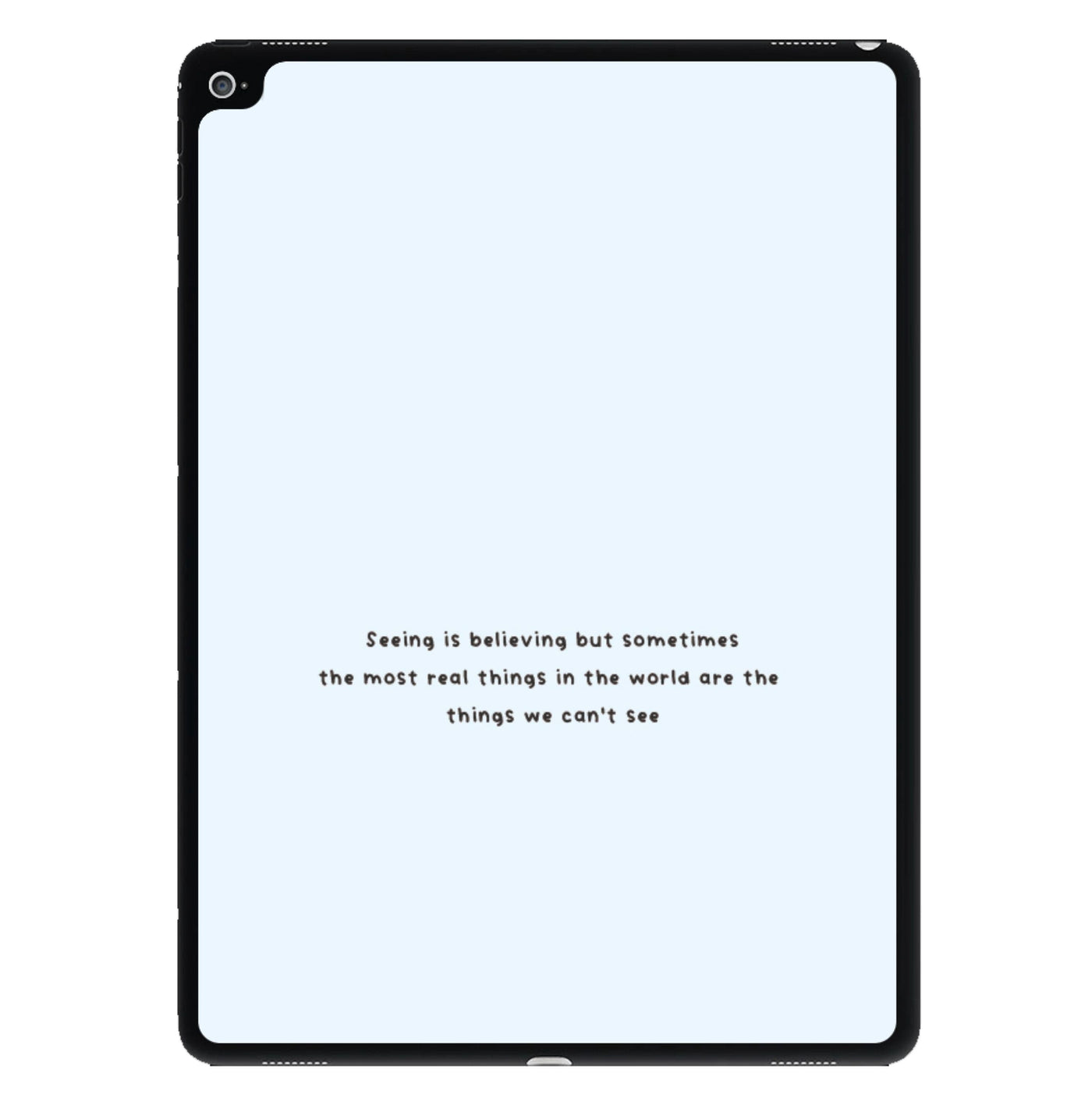 Seeing Is Believing - Polar Express iPad Case