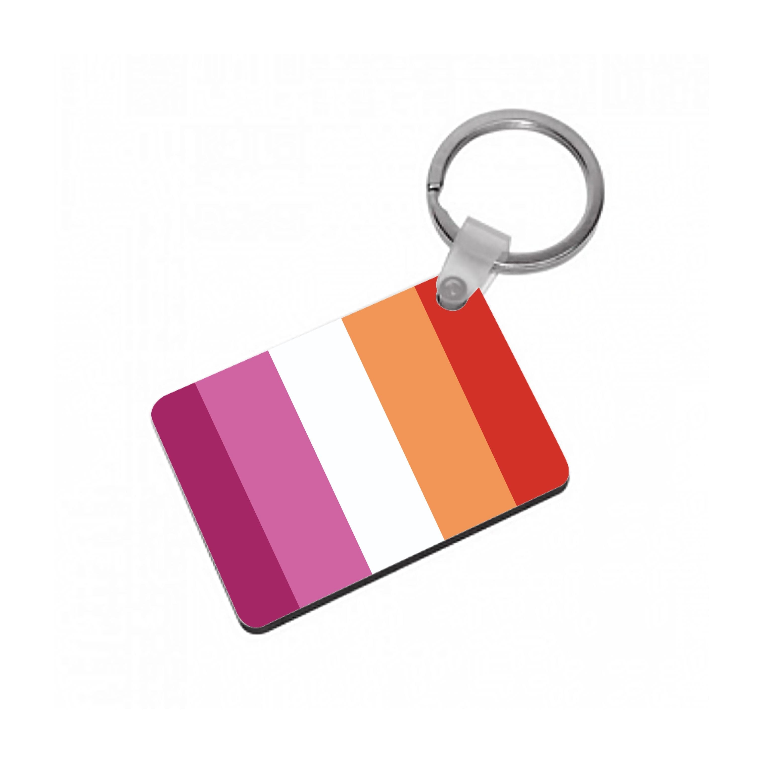 Lesbian Flag - Pride Keyring