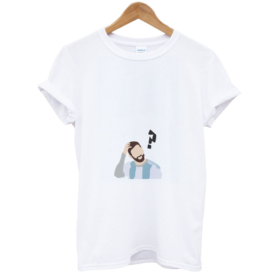Question Mark - Messi T-Shirt