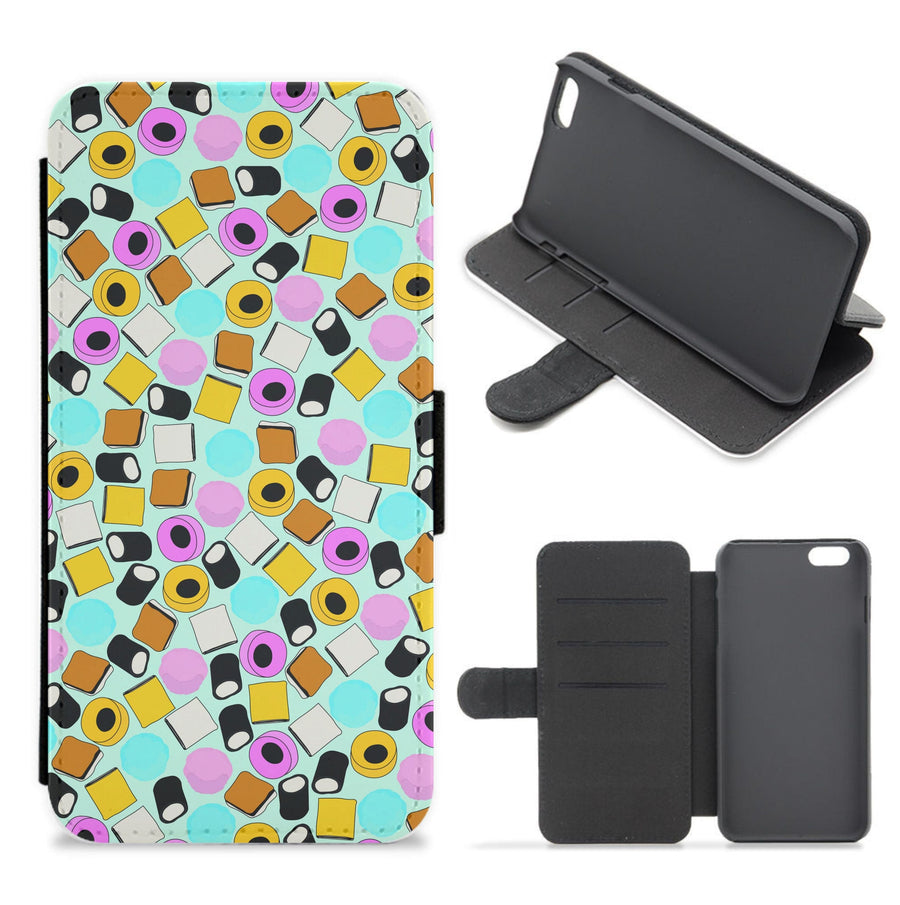 All Sorts - Sweets Patterns Flip / Wallet Phone Case