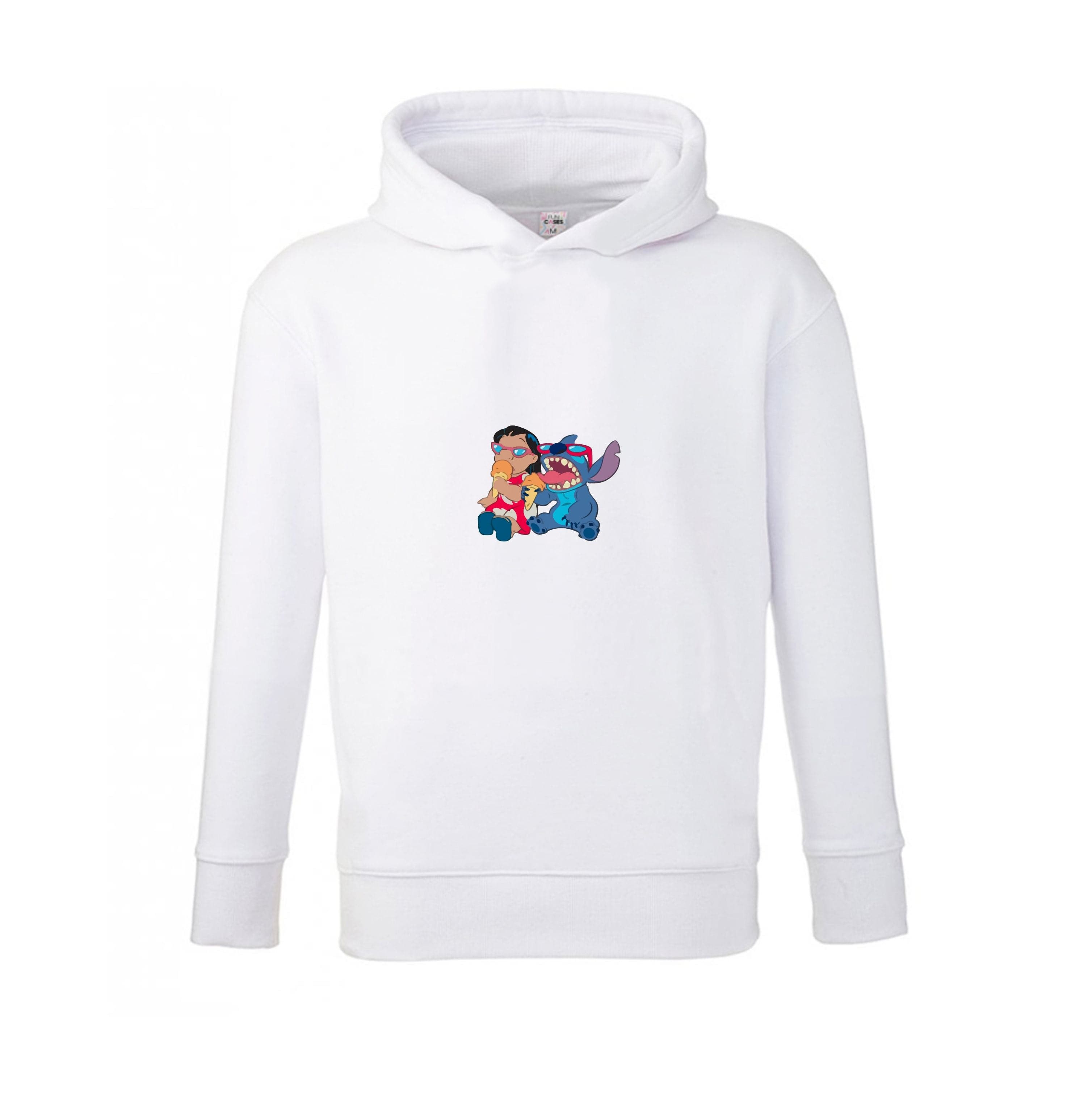 Ice Cream Alien Blue Kids Hoodie