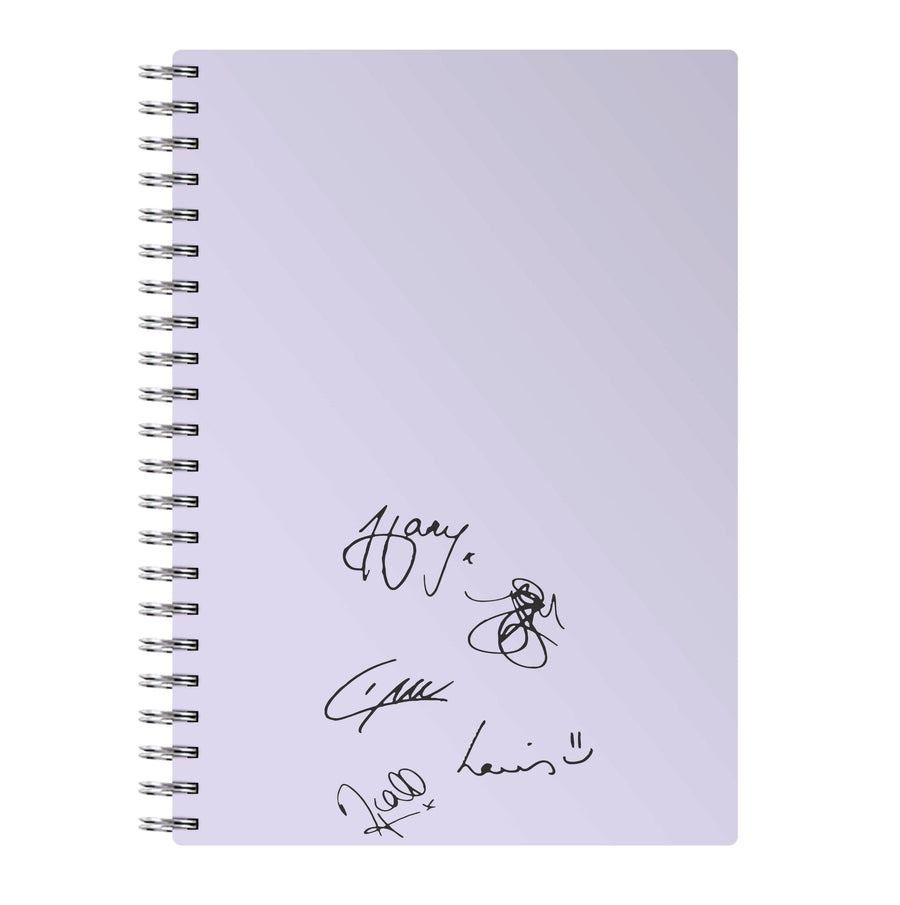 Signatures - One Direction Notebook