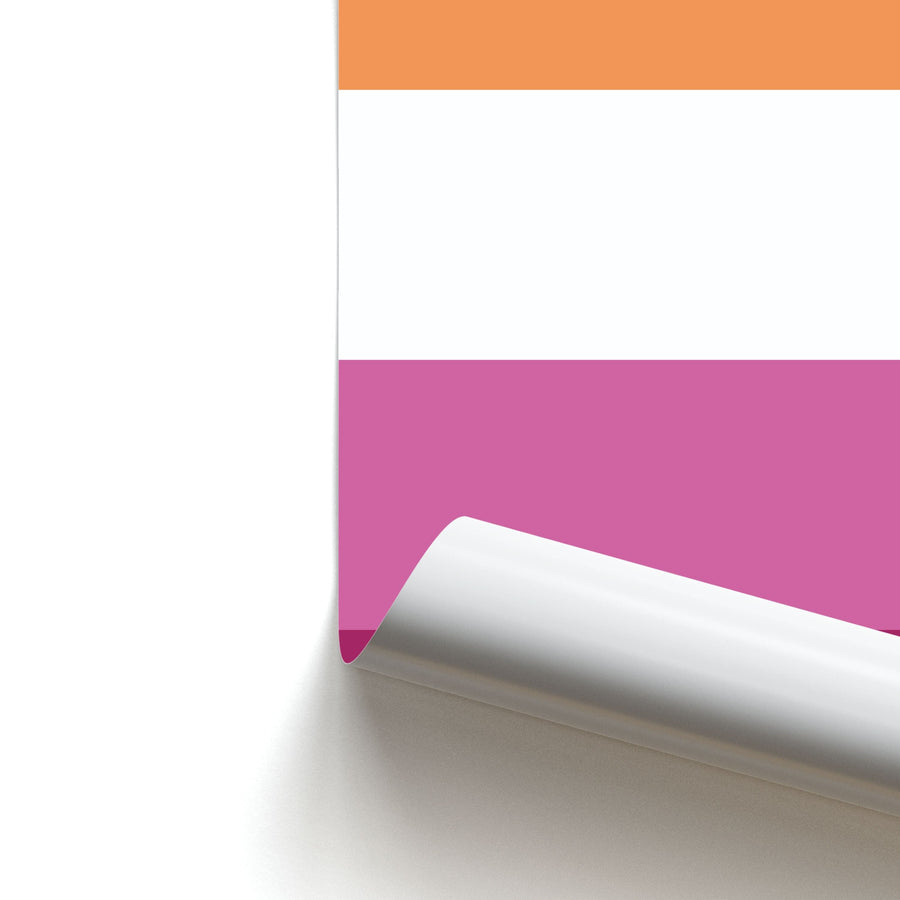 Lesbian Flag - Pride Poster