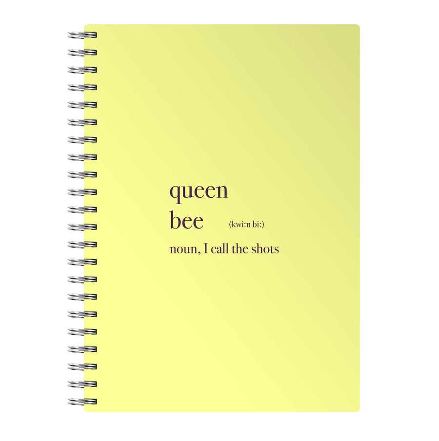Queen Bee Definition - Beyonce Notebook