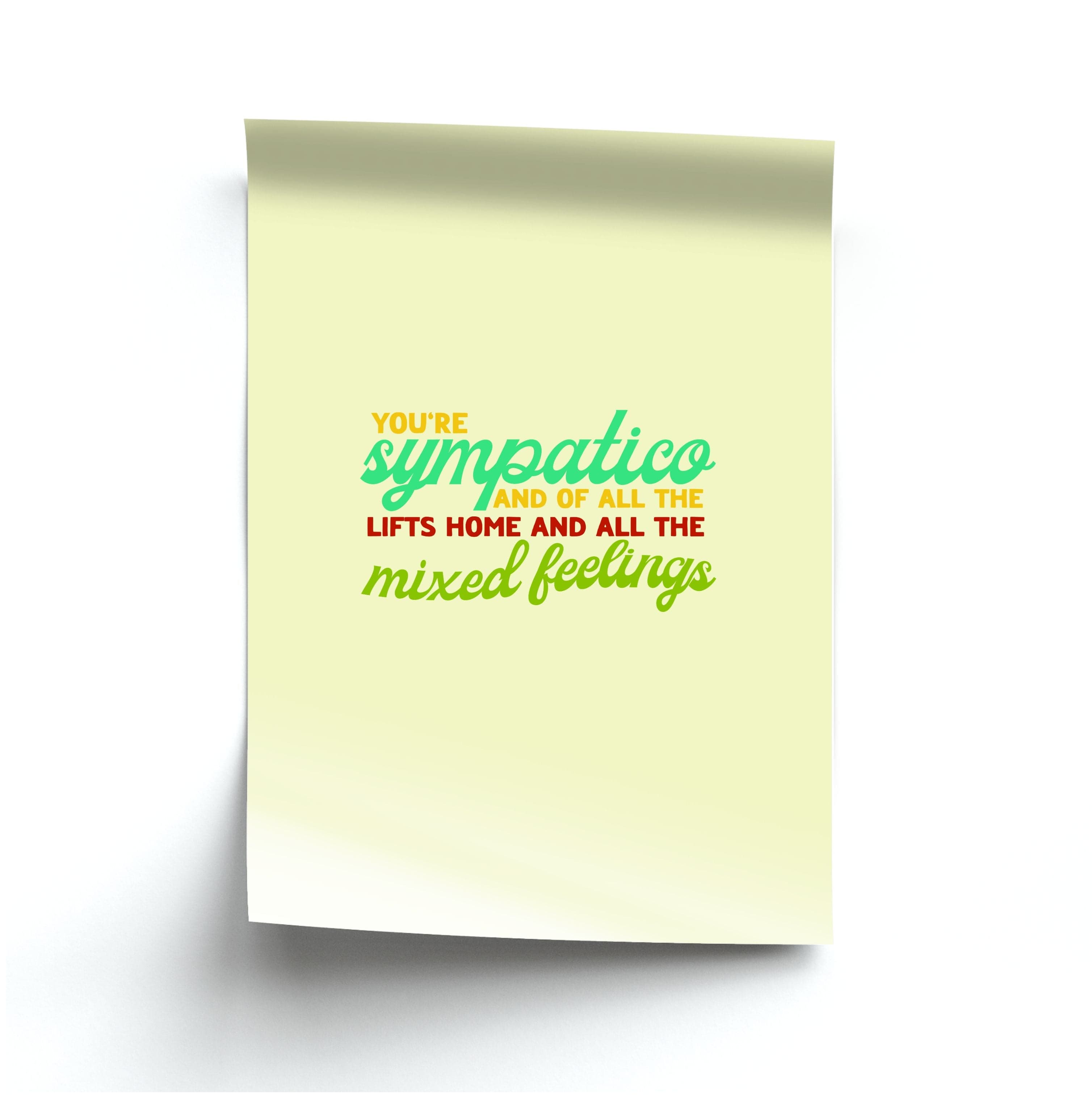 You're Sympatico Poster