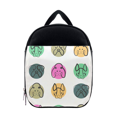 Multi colour dog bones - Dog Patterns Lunchbox