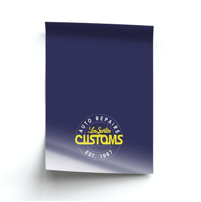 Los Santos Customs - Video Game Poster