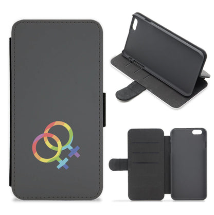 Gender Symbol Female - Pride Flip / Wallet Phone Case