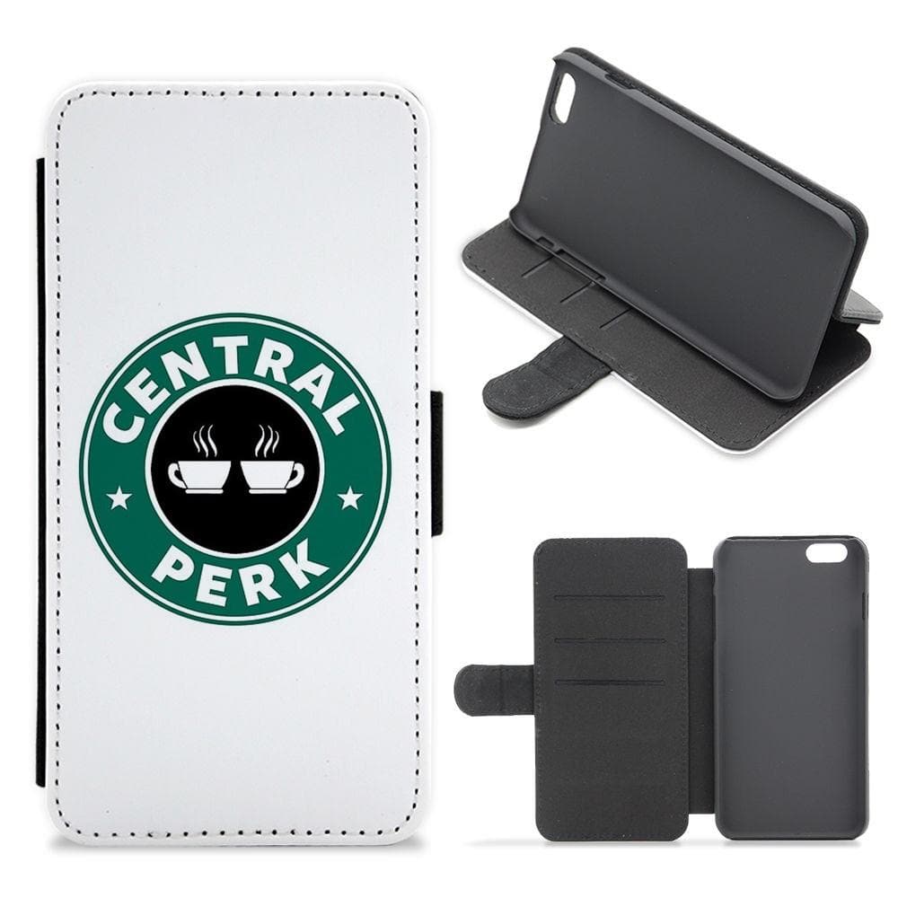 Central Perk - Starbucks Logo - Friends Flip / Wallet Phone Case - Fun Cases