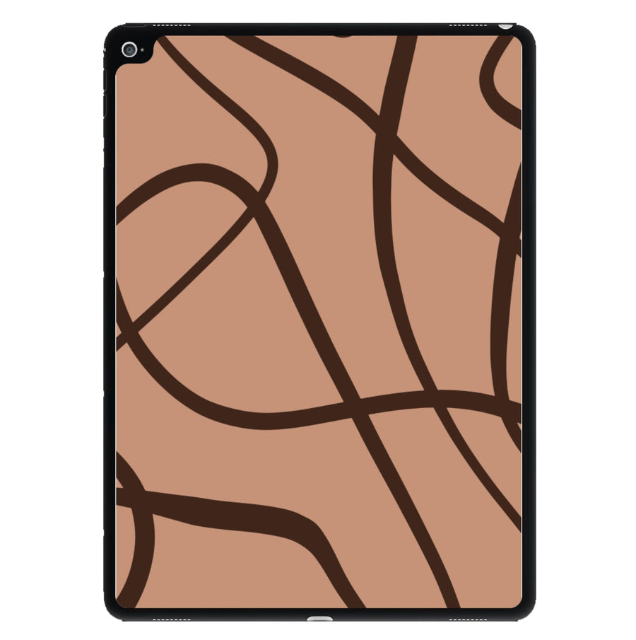 Lined Abstract Nude iPad Case