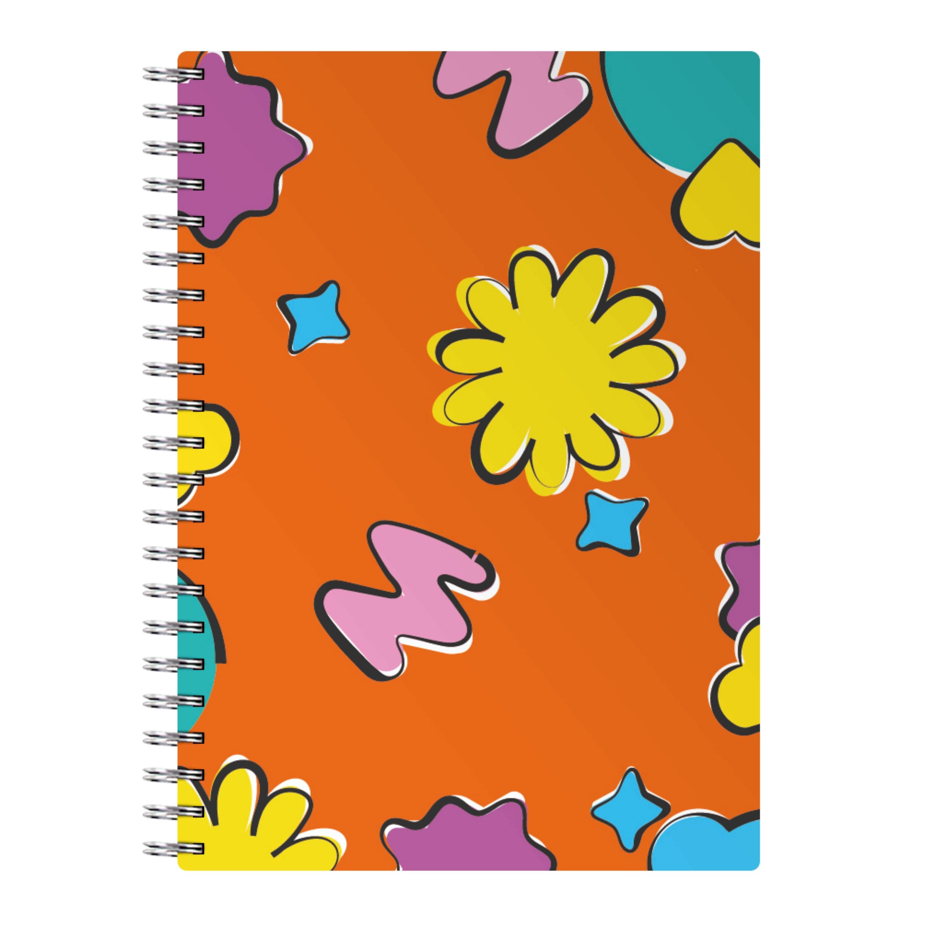 K-Pop Band Flowers Patterns Notebook