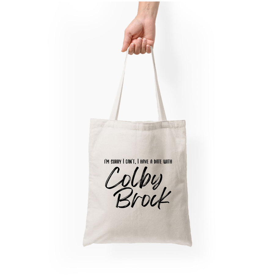 Date With Colby - Sam And Colby Tote Bag