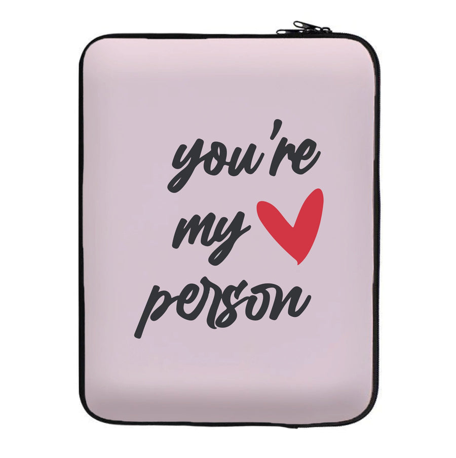 You're My Person Love - Grey's Anatomy  Laptop Sleeve