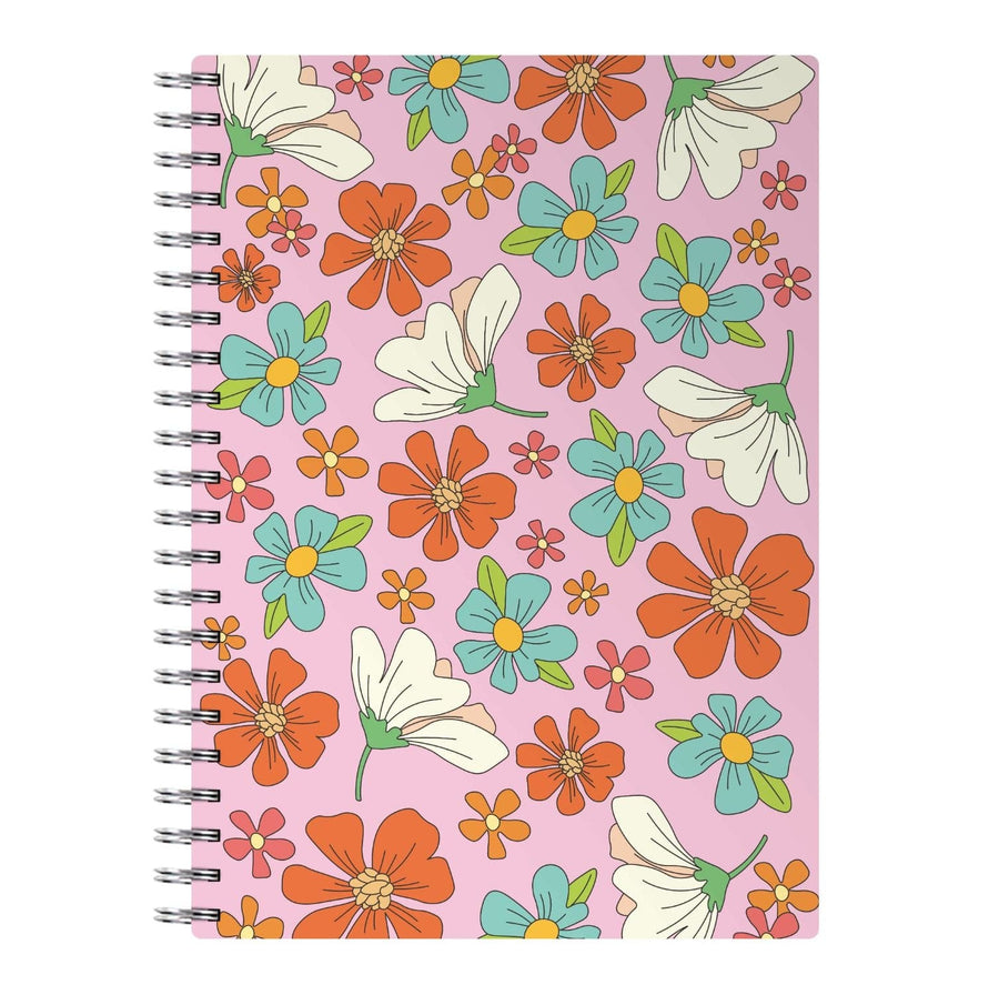 Pink Flower Pattern - Mothers Day Notebook