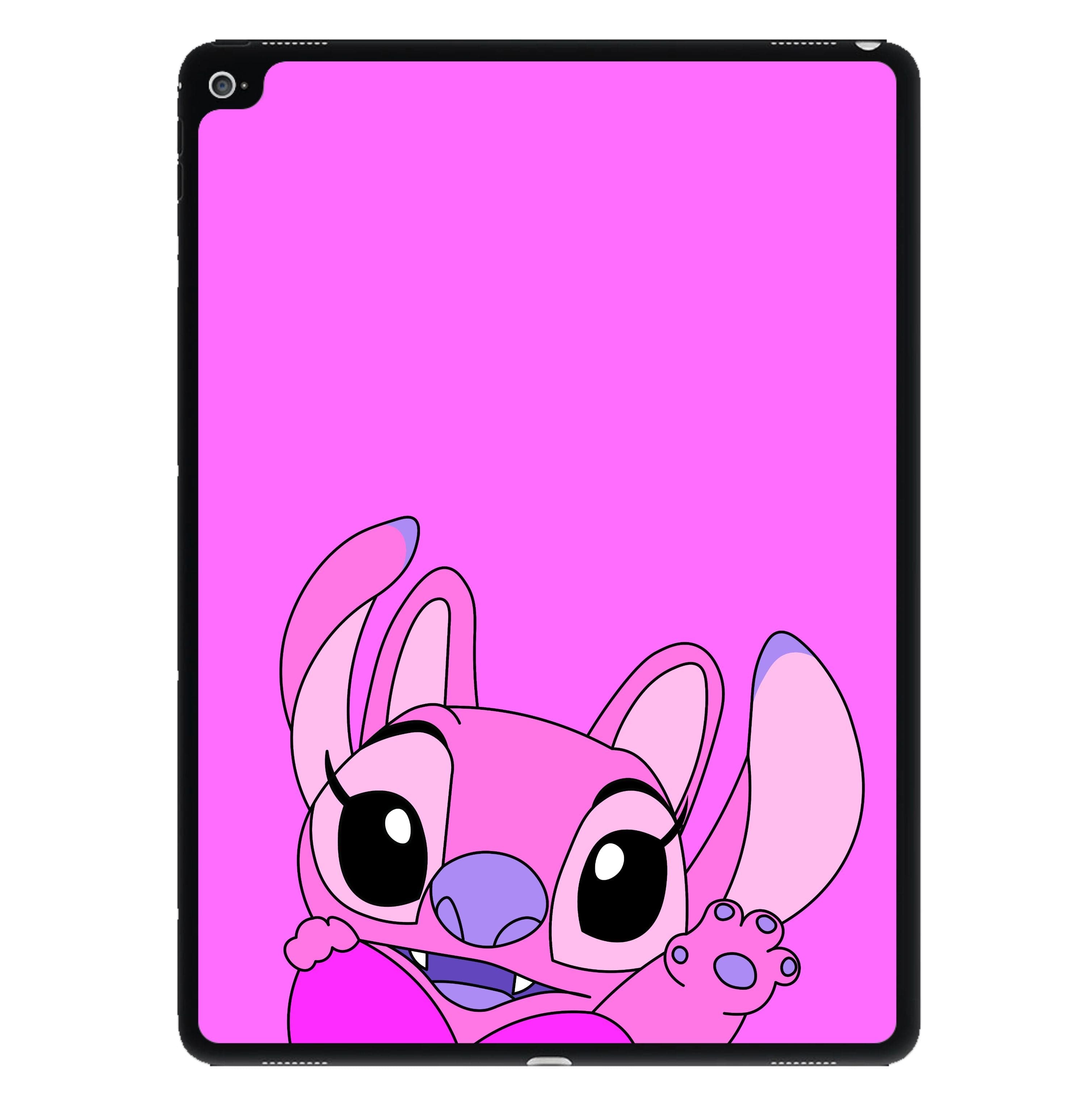 Holding Heart - Pink Alien iPad Case